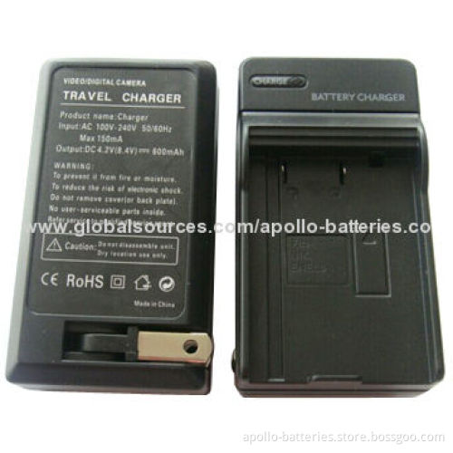 Camera battery charger for Nikon EN-EL9, 4.2/8.4V, 600mAh